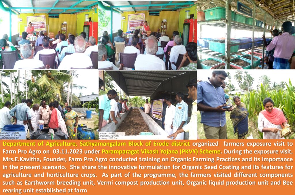Sathy Block ATMA Farmers Visits